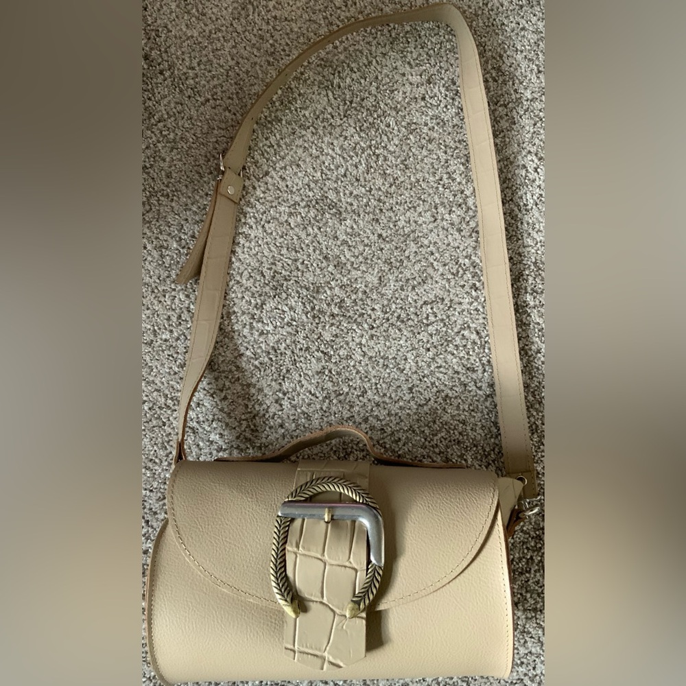 CHRISTINA CHRISTI Leather Bag Made In Greece